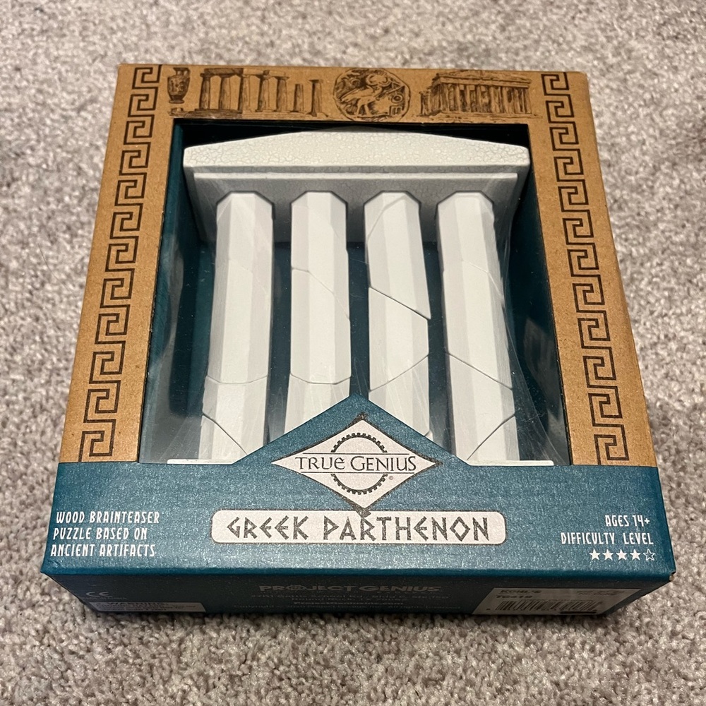 Greek Parthenon Puzzle - White
